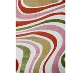 Nazar Alfombra gráfica de pelo corto - multicolor - 160x230 cm