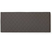 Talamo Italia Cabecero de cama en ecopiel gris tórtola 170x5h60 cm
