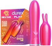 Durex Play Vibe &amp; Tease Estimulador de Clítoris y Vibrador 2 en 1