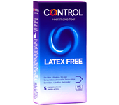Condones de látex Control Free x5