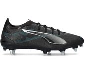 Puma - Bota de fútbol Ultra 5 Ultimate MxSG, Unisex, Black-Silver-Bright Aqua, 9 UK