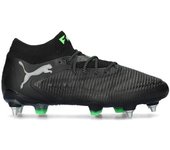 Puma - Bota de fútbol Future 8 Ultimate MxSG, Unisex, Black-Silver-Fluo Green, 9.5 UK
