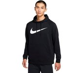 Nike - Sudadera Dri-Fit Training Swoosh Hoodie, Hombre, Black-White, M