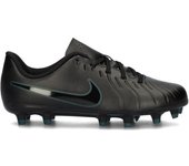 Nike - Bota de fútbol Tiempo Legend 10 Club FG/MG Niño, Unisex, Black-Black-Deep Jungle, 4Y