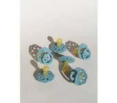 Lote de 2 chupetes tetina BIBS Bohème, tamaño 2 de 6 a 18 meses azul