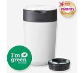Cubo de basura para pañales Twist & click Tommee Tippee SANGENIC blanco medio liso
