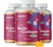Sweet Nutribites 3x Biotina + colágeno, en total 405 gominolas