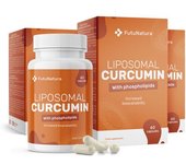 FutuNatura 3x Curcumina liposómica, en total 180 cápsulas