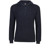 Brandit Marine Suéter Troyer - Azul (3XL)