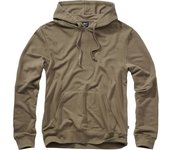 Brandit Sweathoody sudadera con capucha - Verde (M)