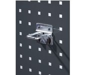 eurokraft pro Soporte en U, galvanizado, UE 5 unid., A x P 40 x 20 mm