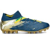 Puma - Bota de fútbol Future 7 Ultimate Neymar Jr MG, Unisex, Sailing Blue-Marine Blue-Pelé Yellow-Grassy, 9.5 UK