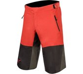 Alpinestars Tahoe Pantalones cortos para bicicletas - Negro Rojo (30)