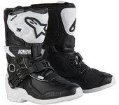 Alpinestars Tech 3S Botas de motocross para niños - Negro Blanco (28)