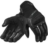 Revit Striker 3 Motocross guantes - Negro Plata (3XL)
