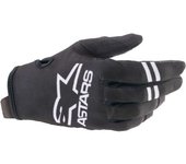 Alpinestars Radar Guantes de Motocross Juvenil - Negro Blanco (XS)