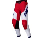 Alpinestars Racer Veil Pantalones de motocross - Blanco Rojo (36)
