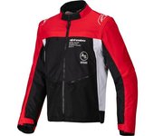 Alpinestars Pro-Dura Chaqueta de motocross - Negro Blanco Rojo (M)