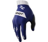 Shot Race Guantes de motocross - Blanco Azul (4XL)
