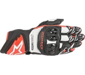 Alpinestars GP PRO R3 Guantes de motocicleta - Negro Blanco Rojo (M)
