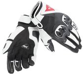 Dainese Mig C2 Guantes de la motocicleta - Negro Blanco (2XL)