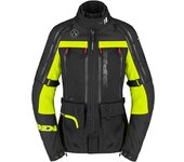 Spidi 4 Season V3 H2Out Chaqueta textil impermeable para mujer - Negro Gris Amarillo