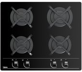 Teka GBC 64000 Placa de Gas Butano 4 Zonas Cristal Negro