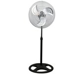 Ventilador de pie Thinia Home 75W Motor 100% Cobre 3 Velocidades Oscilación 180° Negro