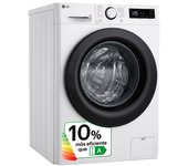 Lavadora LG 10kg Carga Frontal 1400rpm Clase A Blanca Direct Drive Steam Display LED