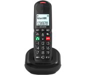 Teléfono inalámbrico Alcatel Terminal negro 2 auriculares 100 contactos manos libres