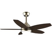 Cecotec EnergySilence Aero 4200 Golddarkwood Ventilador de Techo con Luz y Mando 53W