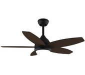 Cecotec EnergySilence Aero 4200 Black&Darkwood Ventilador de Techo con Luz y Mando 53W