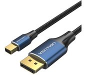 Cable DisplayPort 8K Vention HCFLH 2m DisplayPort Macho a Mini DisplayPort Macho Oro