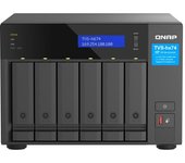 NAS torre QNAP Intel Core i5-12400 32GB DDR4 PCIe Gen4 RAID 6 bahías 2.5GbE QuTS hero