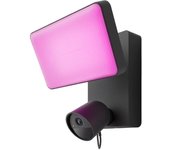 Philips Hue Secure Flood Light Proyector y Cámara de Seguridad Exterior FullHD Negra