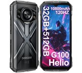 Doogee S cyber Pro 32GB RAM 512GB ROM Batería 10800mAh Helio G100 IP69K 6.6″ FHD+ 120Hz