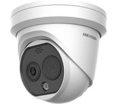 Cámara de Seguridad Hikvision DS-2TD1228T-3/QA(B) 4MP Térmica Turret PoE Exterior IP67