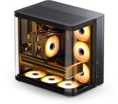 Torre PC Jonsbo TK-2 2.0 Negro, Acero/Vidrio templado, ATX/ITX/Mini-ATX, 16,5cm