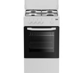 Cocina Gas Butano - BEKO CSG42009DW, Blanco, 4 Zonas, Inyectores