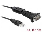 Delock 61460, Adaptador USB2.0 a serie Adaptador de interfaz / Género USB DB9 DB9