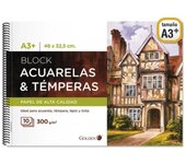 Cuaderno De Dibujo Golden A3+ Acuarelas & Temperas