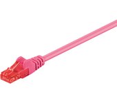 Goobay 7m RJ-45 Cable Magenta - Cable de red (7 m, RJ-45, RJ-45, Magenta)