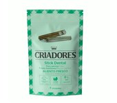 7 barritas Criadores Snacks Dentales Aliento Fresco para perros de raza mediana