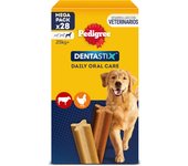 28 barritas Pedigree Dentastix Snacks Dentales para perros grandes
