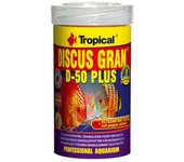 0.25 L Tropical Discus Gran D-50 Plus comida granulada para peces disco