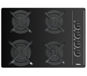 Teka GBC 64003 Encimera de Gas 4 Zonas con Placa de Cristal