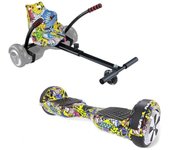 UrbanGlide 65 Lite Hoverboard + Kart Pilot Multicolor
