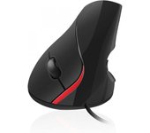 Ewent EW3156 Ratón Óptico Vertical 1000DPI Negro