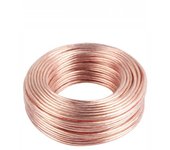 Lanberg Cable para Altavoz Transparente 2x1.5mm2 25m