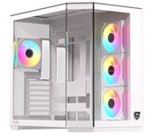 Nfortec Pulsar ATX A-RGB Torre PC Gaming Blanca